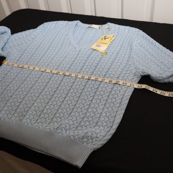 Magnolia Lane Womens Masters Golf Cable Knit Pima Cotton Sweater Size XL New - Picture 6 of 8